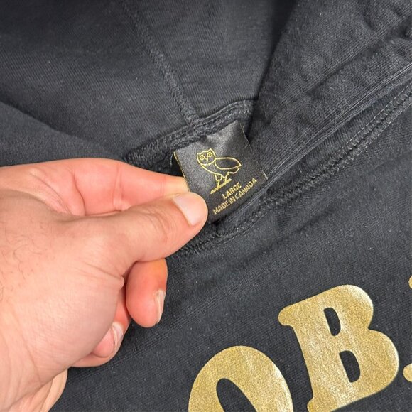 Rare OvO "Welcome October" Hoodie October's Very Own Black Made in Canada Large - Picture 5 of 7